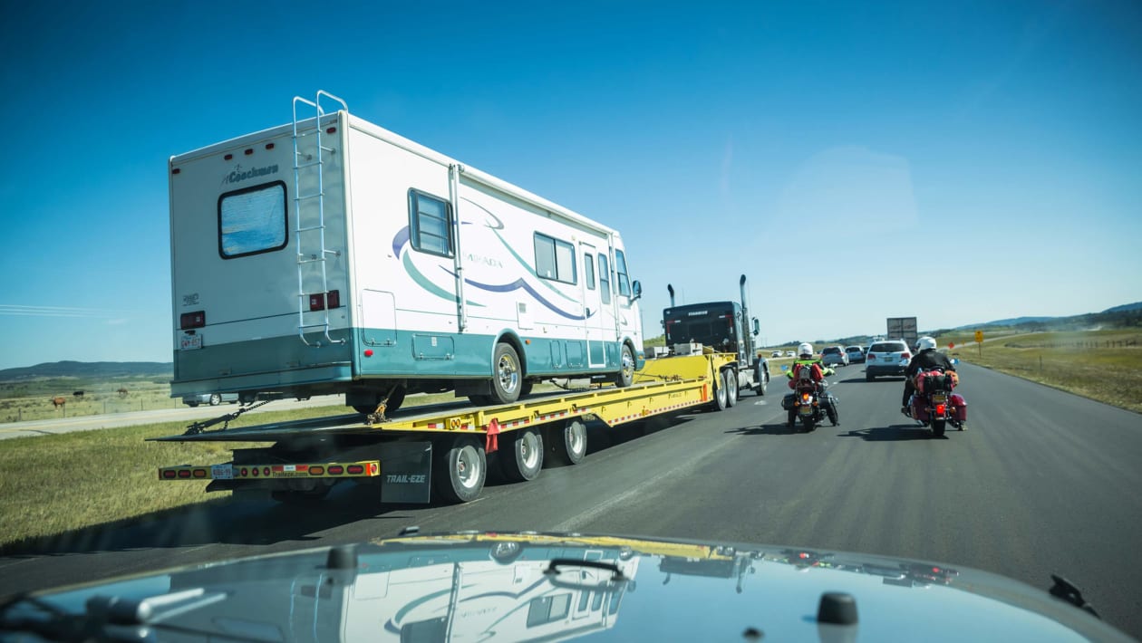 How to Transport RV or Travel Trailer Cross Country